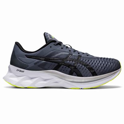 Asics Novablast - Miesten Juoksukengät - Harmaat/Mustat